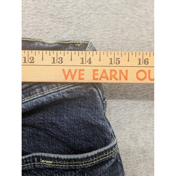 Vintage Zena Jeans Womens 8 Blue Denim Stretch Straight Leg 2000s 814-0118-54 - Picture 4 of 14